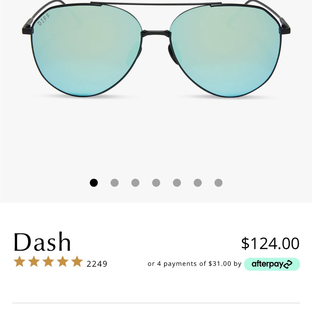 Diff Dash Aviator Sunglasses - image 6
